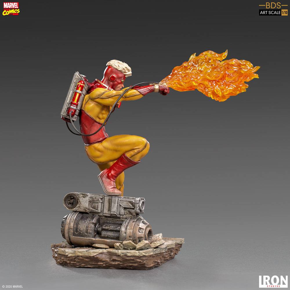 IRON STUDIO - Marvel - Comics BDS Art Scale Statue 1:10 Pyro - Image 3