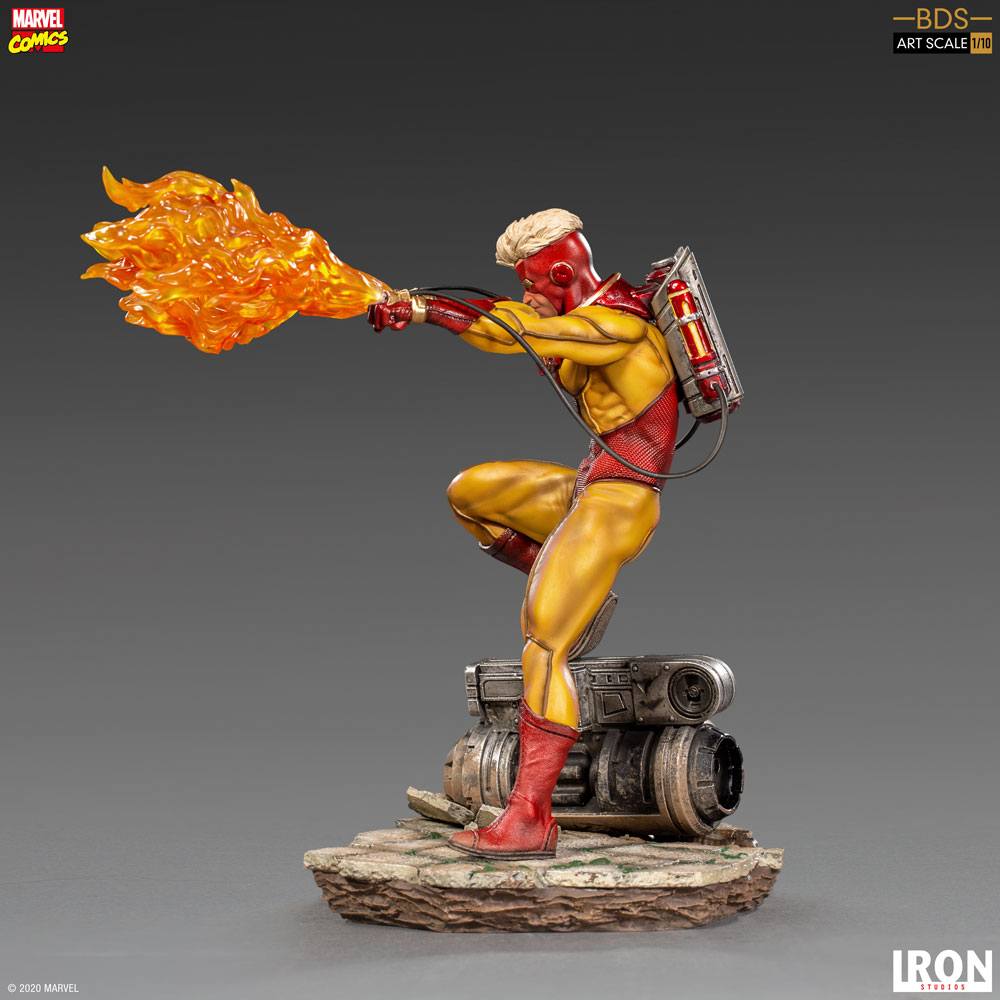 IRON STUDIO - Marvel - Comics BDS Art Scale Statue 1:10 Pyro - Image 4