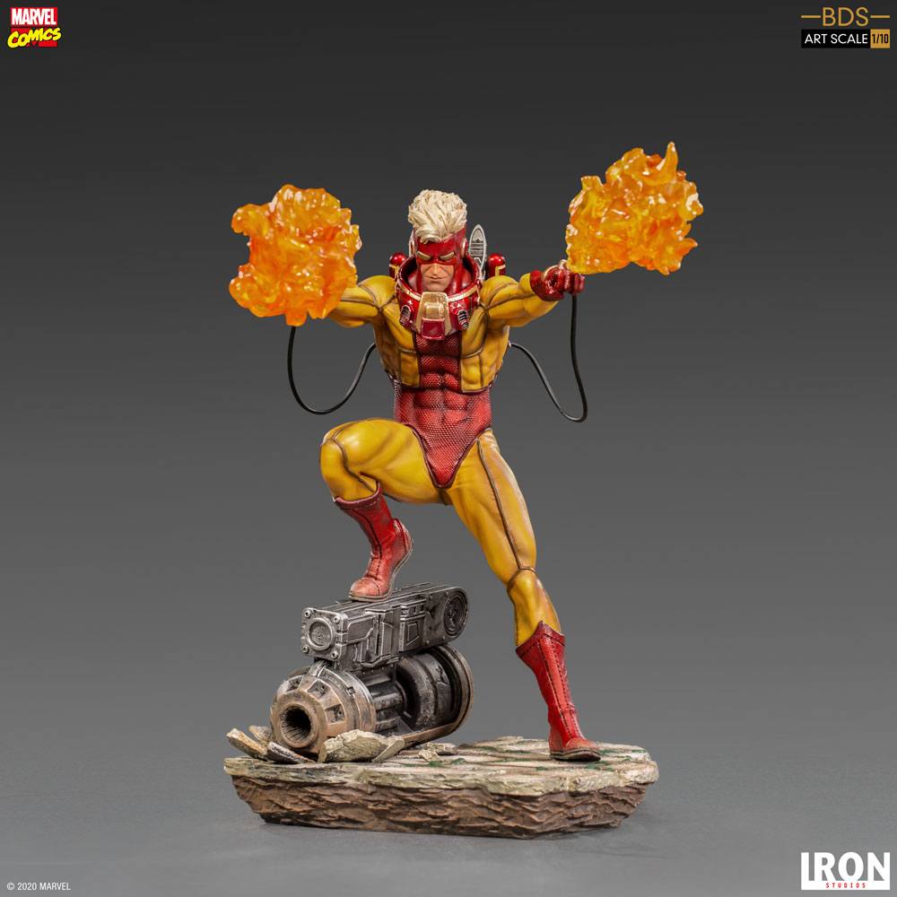 IRON STUDIO - Marvel - Comics BDS Art Scale Statue 1:10 Pyro - Image 6