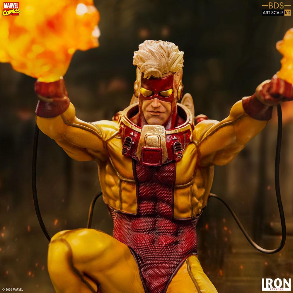 IRON STUDIO - Marvel - Comics BDS Art Scale Statue 1:10 Pyro - Image 9