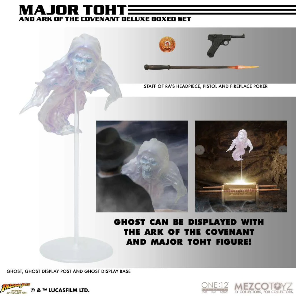 MEZCO - One:12 Collective Coll Major Toht & Arc Cov DeLuxe Set Figure - Image 4