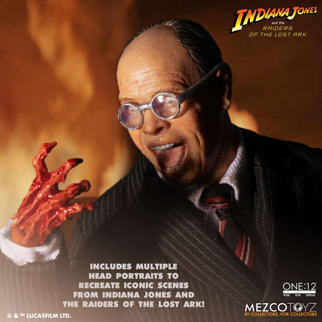 MEZCO - One:12 Collective Coll Major Toht & Arc Cov DeLuxe Set Figure - Image 9