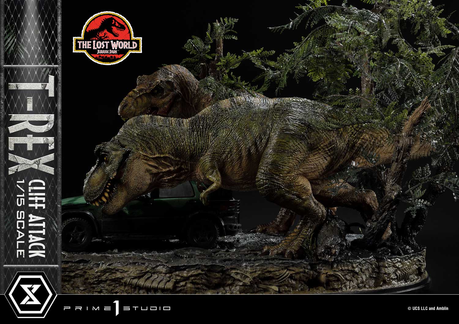 PRIME 1 STUDIOS - Jurassic Park Lost World T-Rex Cliff Attack Bonus - Image 3