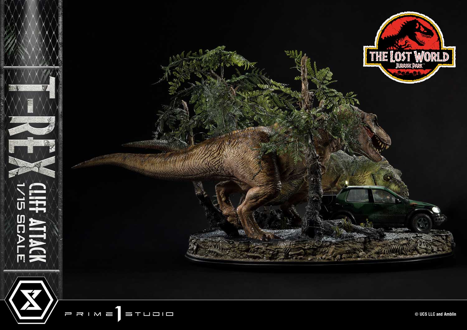 PRIME 1 STUDIOS - Jurassic Park Lost World T-Rex Cliff Attack Bonus - Image 4