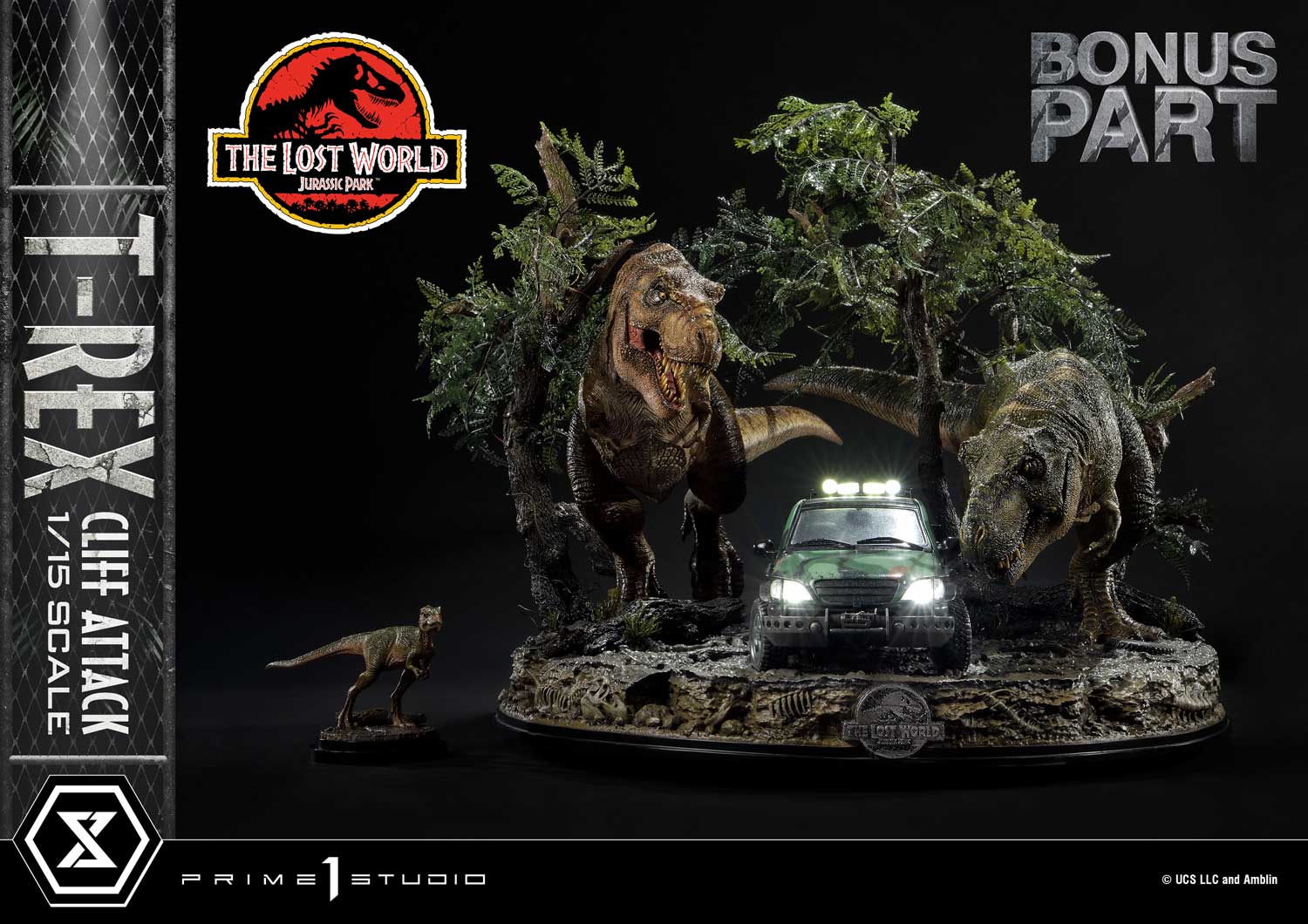 PRIME 1 STUDIOS - Jurassic Park Lost World T-Rex Cliff Attack Bonus - Image 6