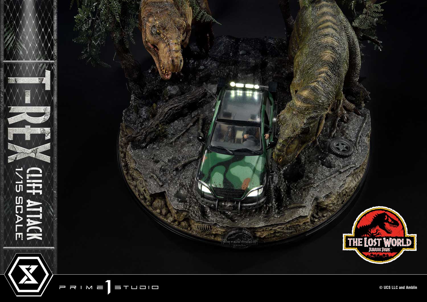 PRIME 1 STUDIOS - Jurassic Park Lost World T-Rex Cliff Attack Bonus - Image 8