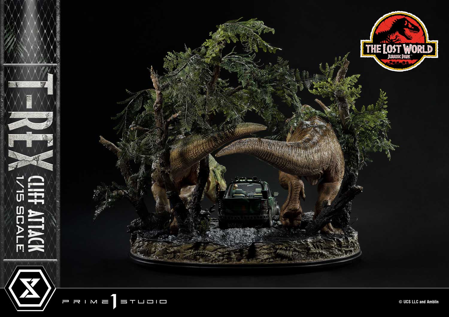 PRIME 1 STUDIOS - Jurassic Park Lost World T-Rex Cliff Attack Bonus - Image 9