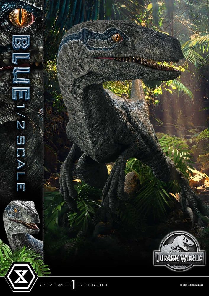 PRIME 1  - Jurassic World: Fallen Kingdom (Film) Legacy Museum Collection Statue 1/2 Blue Bonus Version - Image 7