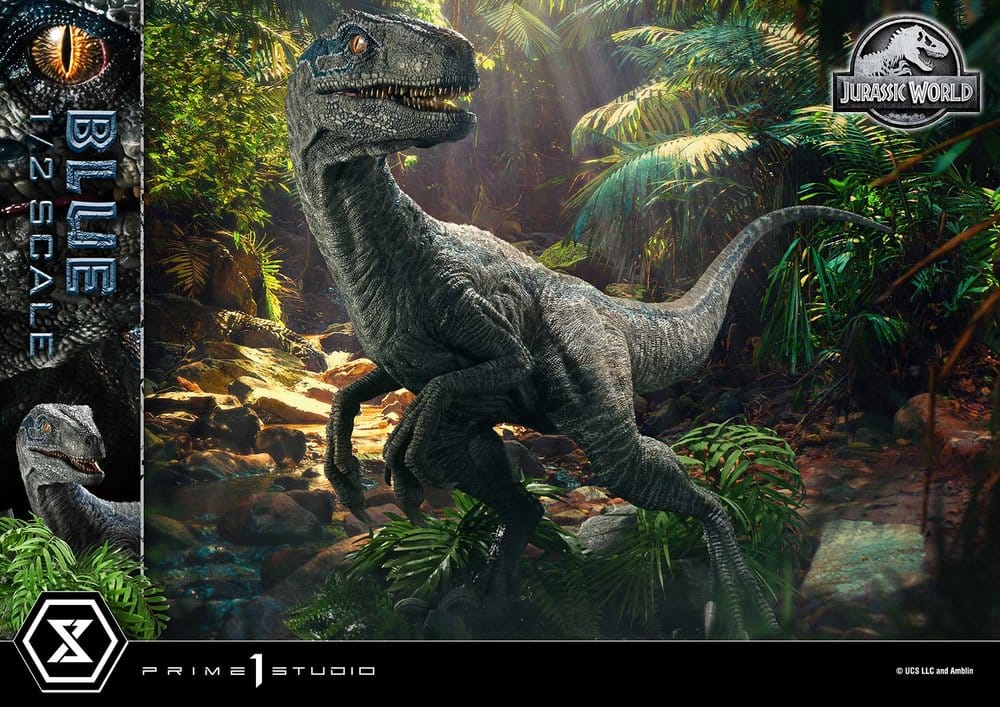 PRIME 1  - Jurassic World: Fallen Kingdom (Film) Legacy Museum Collection Statue 1/2 Blue Bonus Version - Image 8