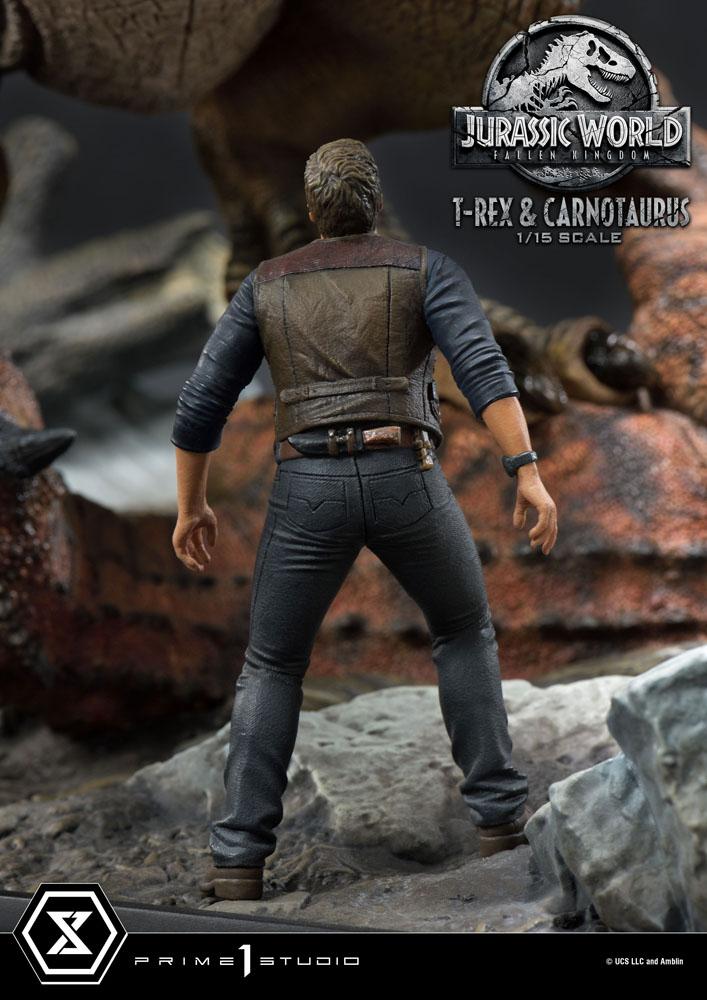 PRIME 1 STUDIOS - Jurassic World Fallen Kingdom Statue 1:15 T-Rex & Carnotaurus DeLuxe Ver - Image 25