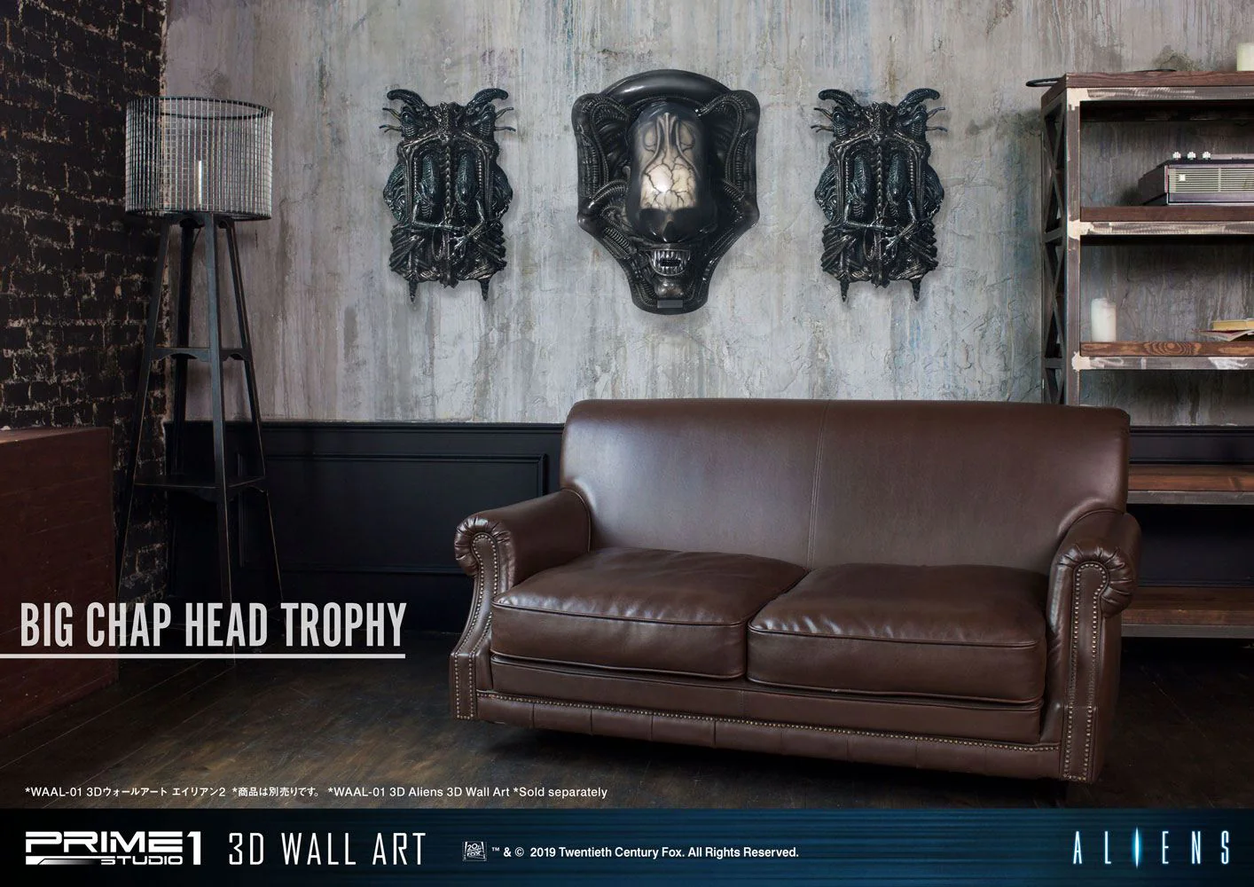 PRIME 1 STUDIOS - Alien - Alien 3D Wall Art Big Chap Head Trophy  WAAL-02 - Image 11