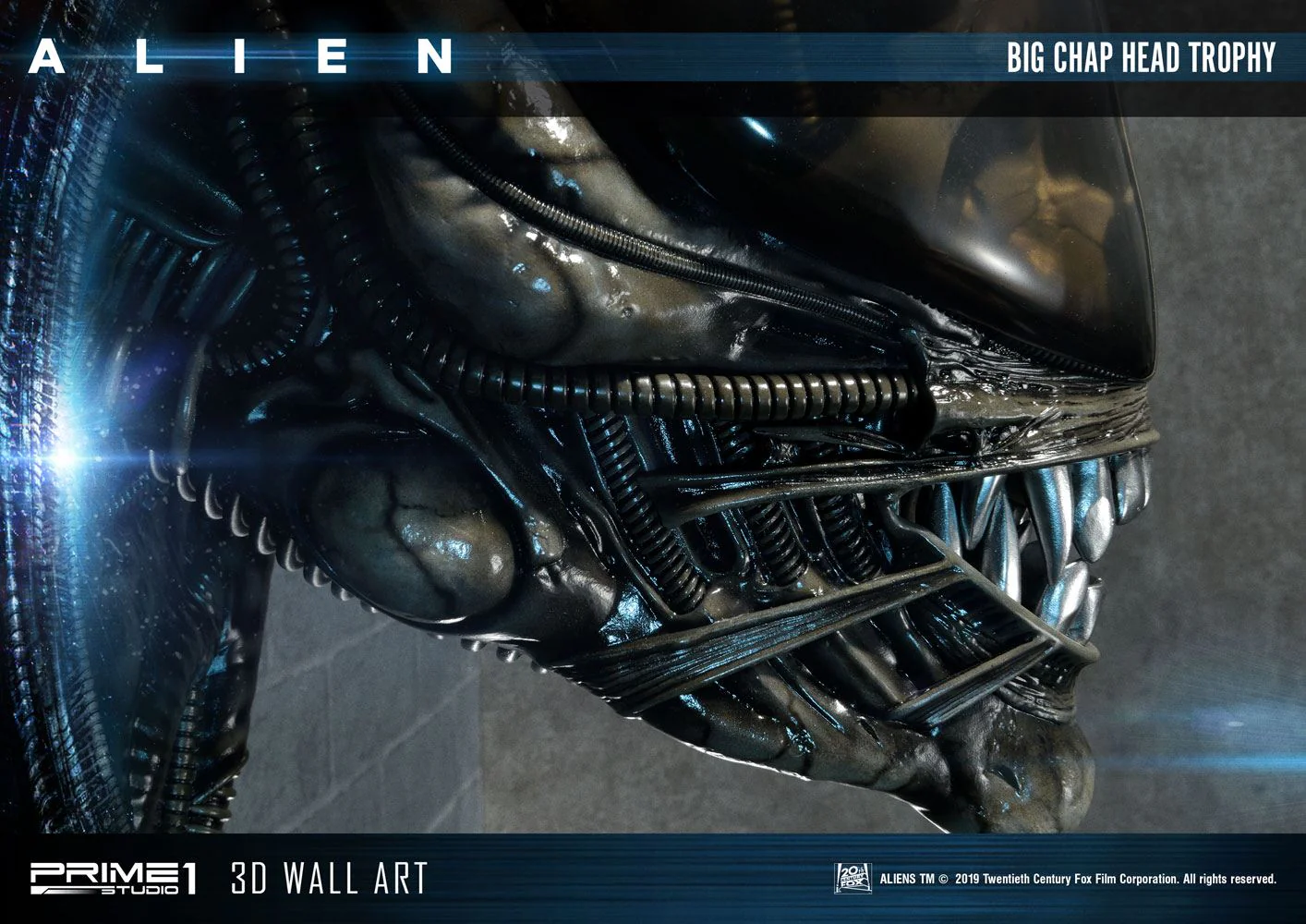 PRIME 1 STUDIOS - Alien - Alien 3D Wall Art Big Chap Head Trophy  WAAL-02 - Image 3