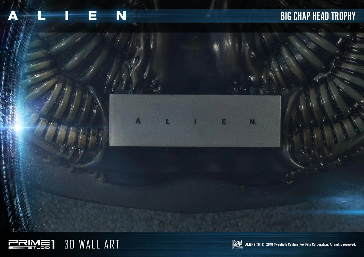 PRIME 1 STUDIOS - Alien - Alien 3D Wall Art Big Chap Head Trophy  WAAL-02 - Image 4