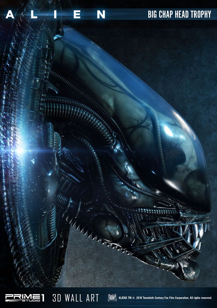 PRIME 1 STUDIOS - Alien - Alien 3D Wall Art Big Chap Head Trophy  WAAL-02 - Image 7
