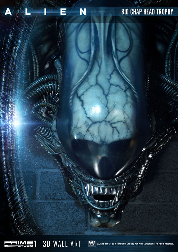 PRIME 1 STUDIOS - Alien - Alien 3D Wall Art Big Chap Head Trophy  WAAL-02 - Image 8