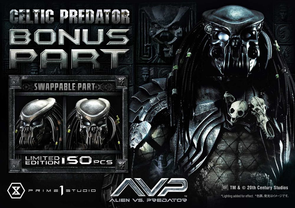 PRIME 1 STUDIOS - The Alien vs. Predator Museum Masterline Series Statue 1:3 Celtic Predator Bonus Ver. - Image 11
