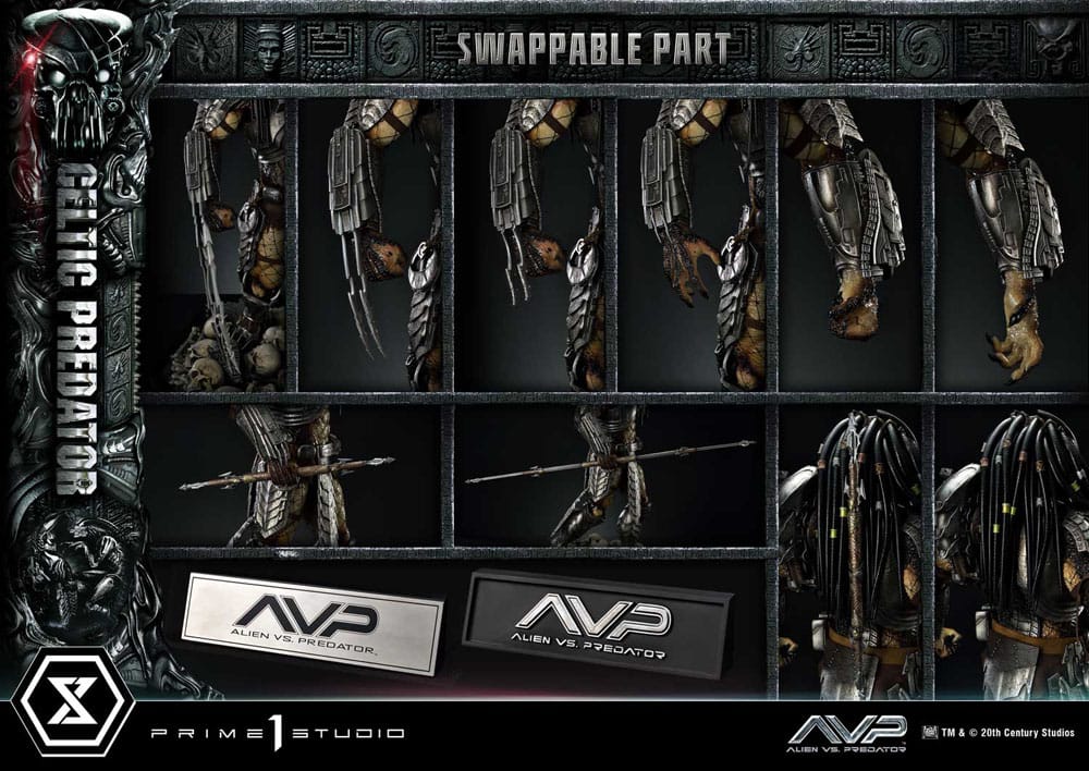 PRIME 1 STUDIOS - The Alien vs. Predator Museum Masterline Series Statue 1:3 Celtic Predator Bonus Ver. - Image 15