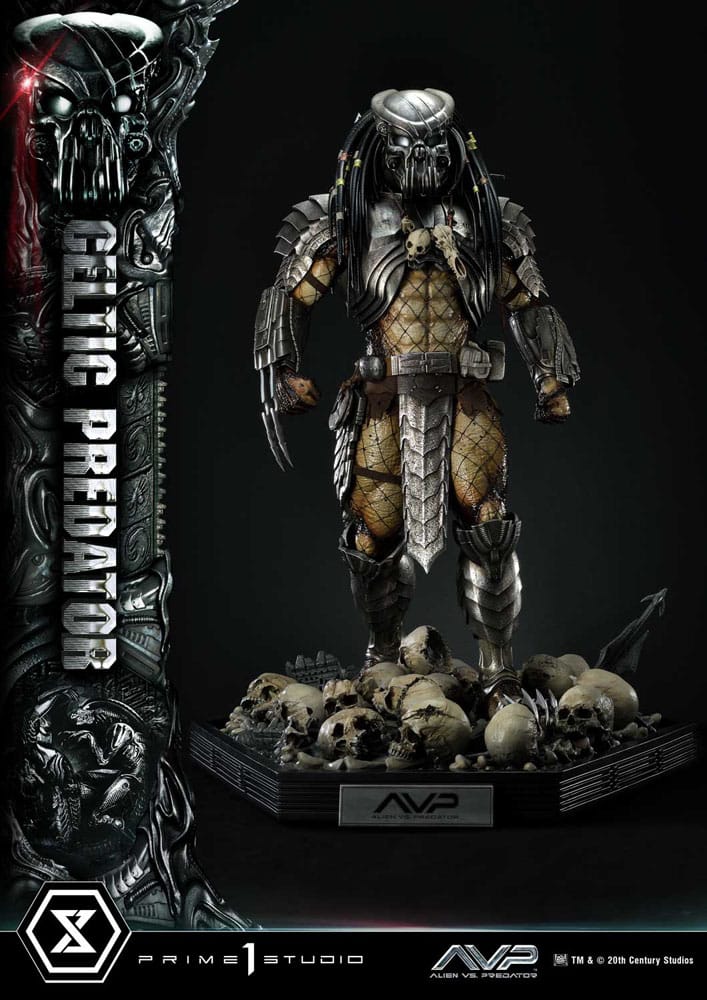 PRIME 1 STUDIOS - The Alien vs. Predator Museum Masterline Series Statue 1:3 Celtic Predator Bonus Ver. - Image 16
