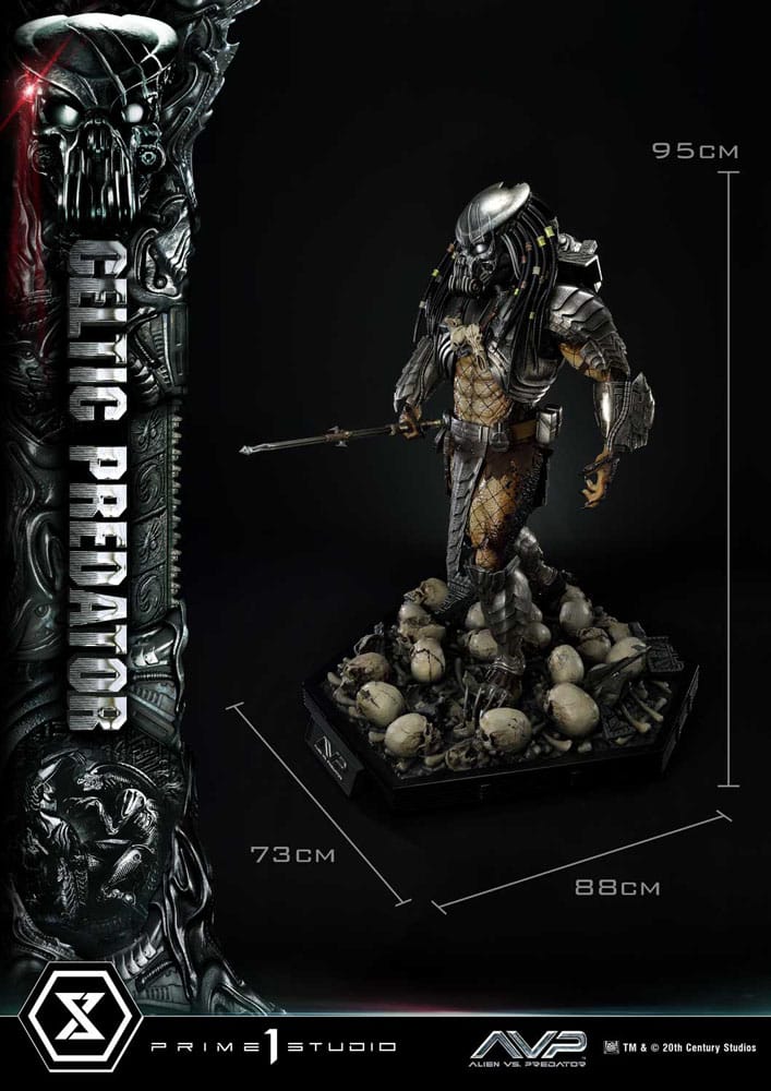 PRIME 1 STUDIOS - The Alien vs. Predator Museum Masterline Series Statue 1:3 Celtic Predator Bonus Ver. - Image 19