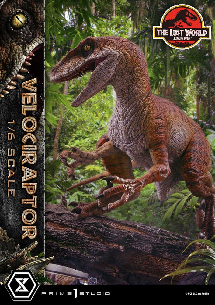 PRIME 1 - Jurassic Park II Legacy Museum Collection Statue 1/6 Velociraptor Bonus Version - Image 11