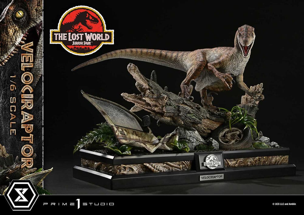 PRIME 1 - Jurassic Park II Legacy Museum Collection Statue 1/6 Velociraptor Bonus Version - Image 12