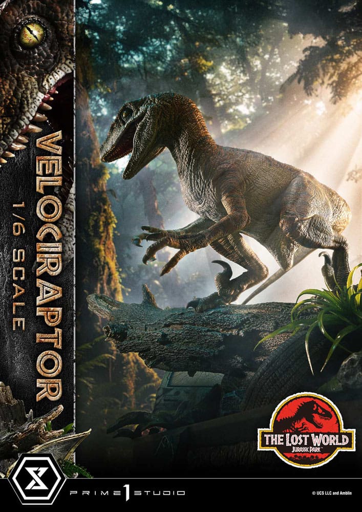 PRIME 1 - Jurassic Park II Legacy Museum Collection Statue 1/6 Velociraptor Bonus Version - Image 13