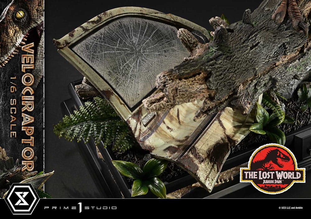 PRIME 1 - Jurassic Park II Legacy Museum Collection Statue 1/6 Velociraptor Bonus Version - Image 15