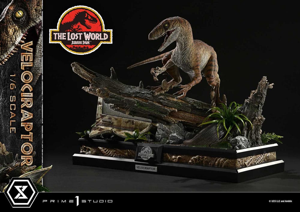 PRIME 1 - Jurassic Park II Legacy Museum Collection Statue 1/6 Velociraptor Bonus Version - Image 16