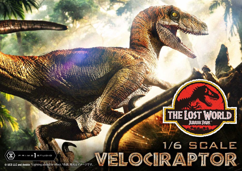 PRIME 1 - Jurassic Park II Legacy Museum Collection Statue 1/6 Velociraptor Bonus Version - Image 19