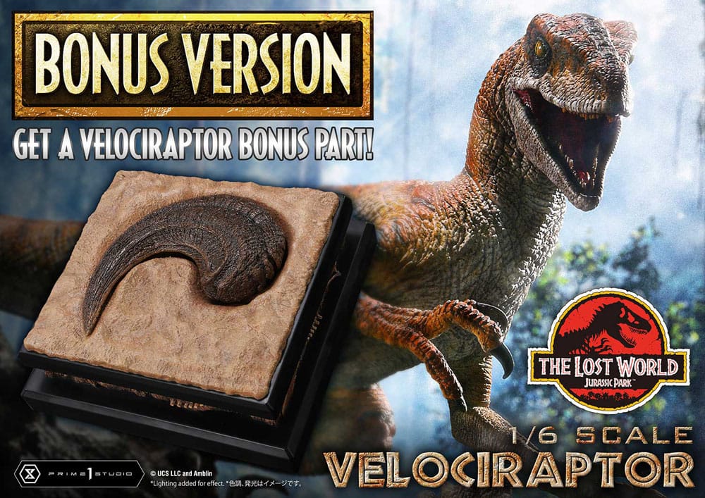 PRIME 1 - Jurassic Park II Legacy Museum Collection Statue 1/6 Velociraptor Bonus Version - Image 7