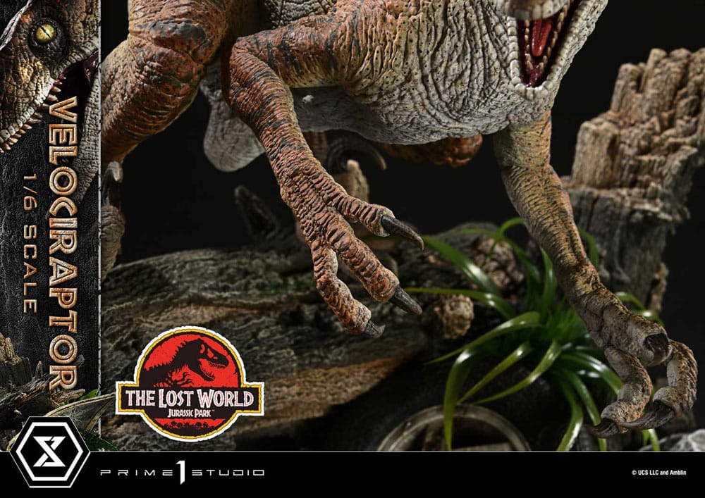 PRIME 1 - Jurassic Park II Legacy Museum Collection Statue 1/6 Velociraptor Bonus Version - Image 8