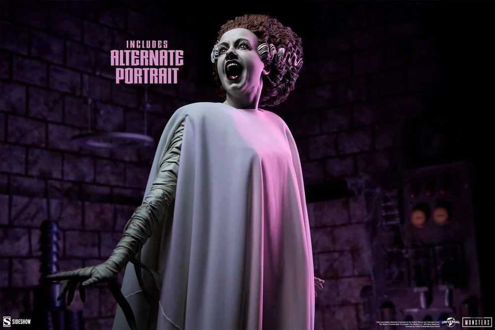 SIDESHOW - Bride of Frankenstein Premium Format Mixed Media Statue The Bride of Frankenstein (Fabric Costume) - Image 7