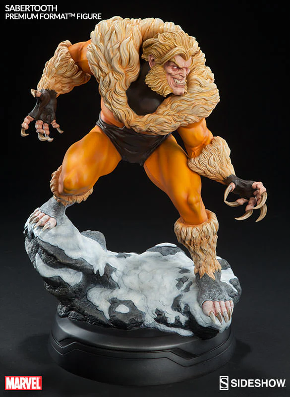 SIDESHOW - Marvel - Sabretooth Classic Costume - 1:4 Premium Format SS300452 - Image 6