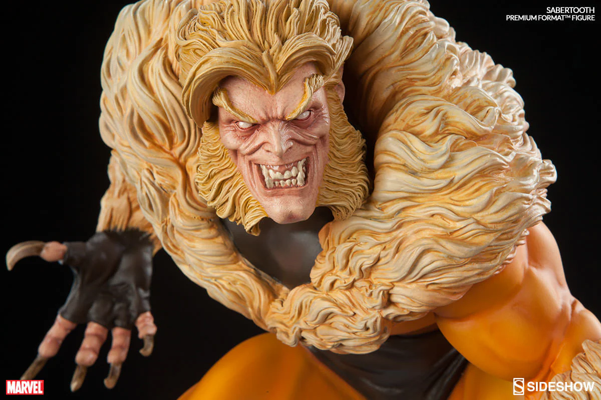 SIDESHOW - Marvel - Sabretooth Classic Costume - 1:4 Premium Format SS300452 - Image 8