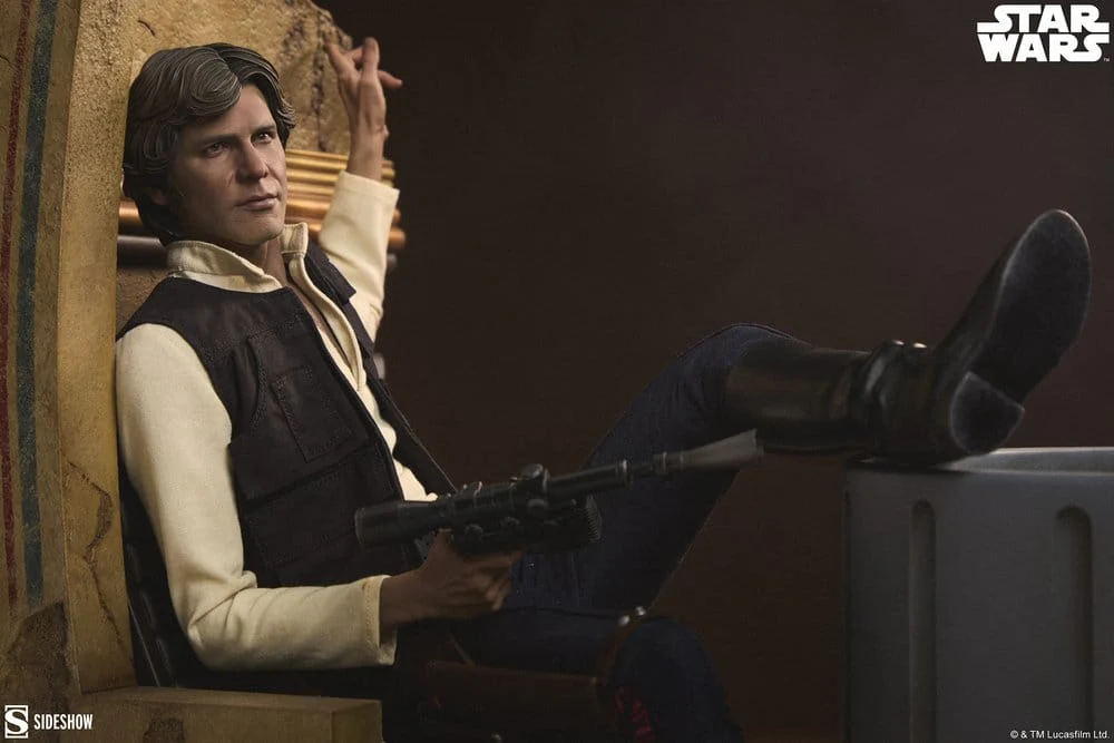 SIDESHOW - Star Wars Episode IV Mixed Media Premium Format Figure Han Solo: Sorry About the Mess - Image 10