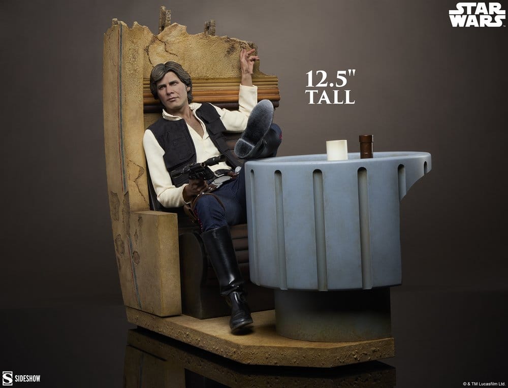 SIDESHOW - Star Wars Episode IV Mixed Media Premium Format Figure Han Solo: Sorry About the Mess - Image 4