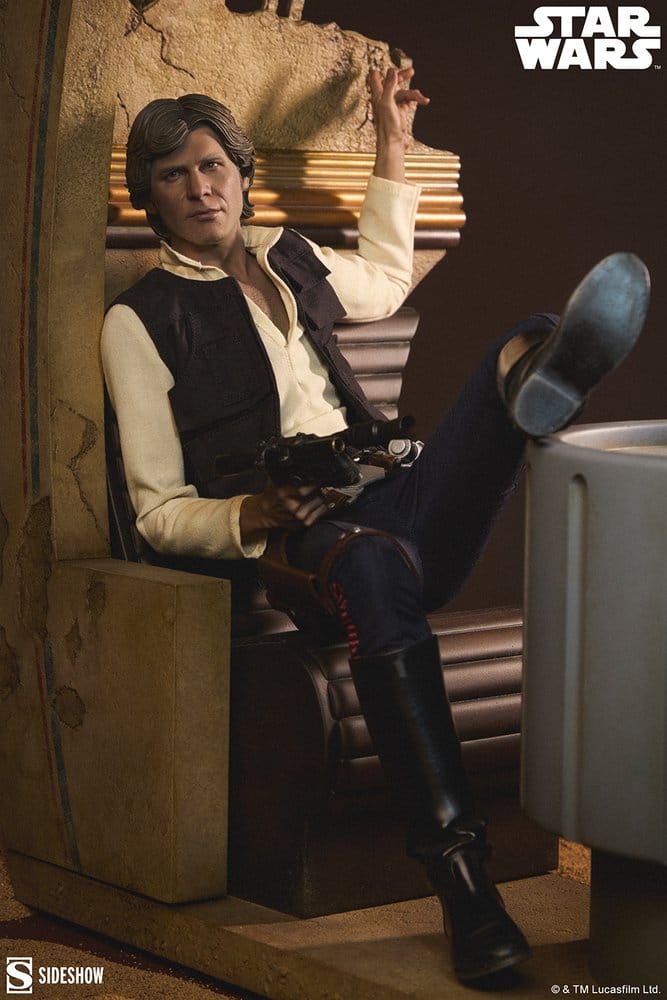 SIDESHOW - Star Wars Episode IV Mixed Media Premium Format Figure Han Solo: Sorry About the Mess - Image 5