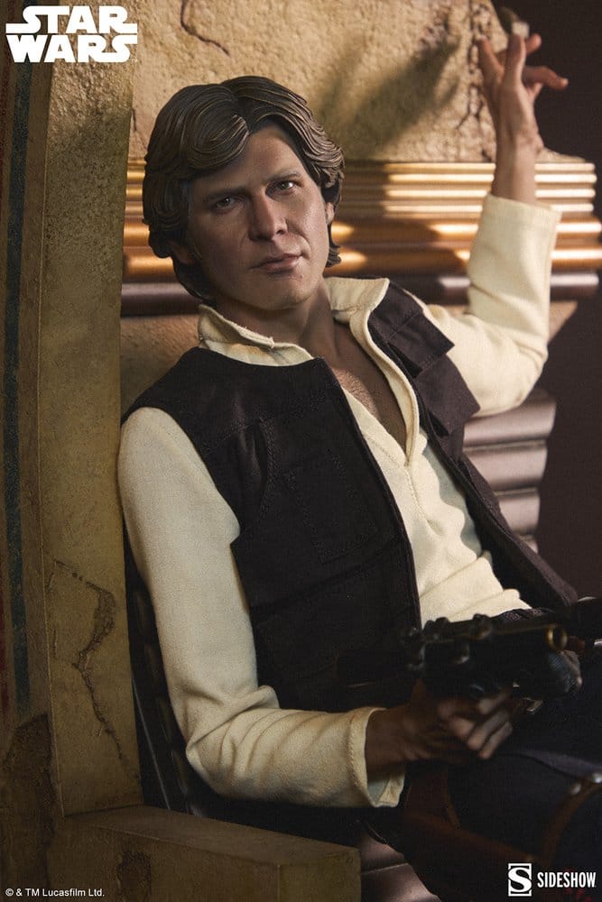 SIDESHOW - Star Wars Episode IV Mixed Media Premium Format Figure Han Solo: Sorry About the Mess - Image 8