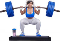 SIDESHOW - Street Fighter: Chun-Li Powerlifting 1:4 Scale Statue - Image 7