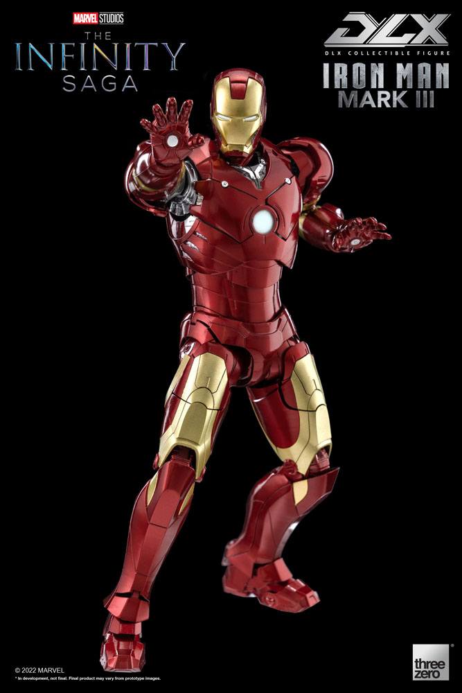 THREEZERO - Infinity Saga DLX Action Figure 1/12 Iron Man Mark 3 17 cm - Image 3